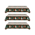 thumbnail image 2 of Mantel navideño,Mantel Navideño para Mesas Rectangulares,Mantel desechable impermeable para comedor,Mantel de cocina para banquetes y fiestas estilo bohemio 3 piezas de copos de nieve, 2 of 8