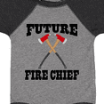 thumbnail image 4 of Inktastic Future Fire Chief Firefighter Boys or Girls Baby Bodysuit, 4 of 5