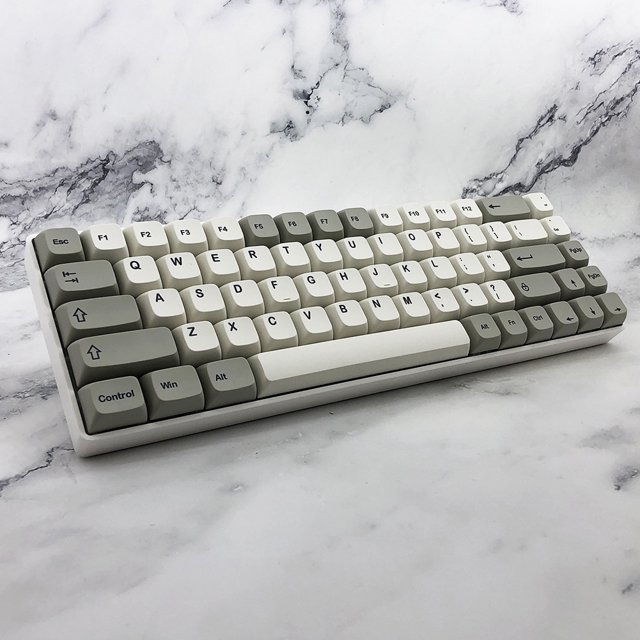127 teclas de teclado mecánico de altura XDA para interruptores MX (bolígrafo de color)