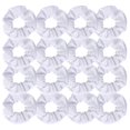 thumbnail image 1 of Semato Paquete de 16 coleteros de terciopelo blanco para el pelo, elásticos, soporte para coleta, bandas para el pelo, accesorios para mujeres y niñas, 1 of 5