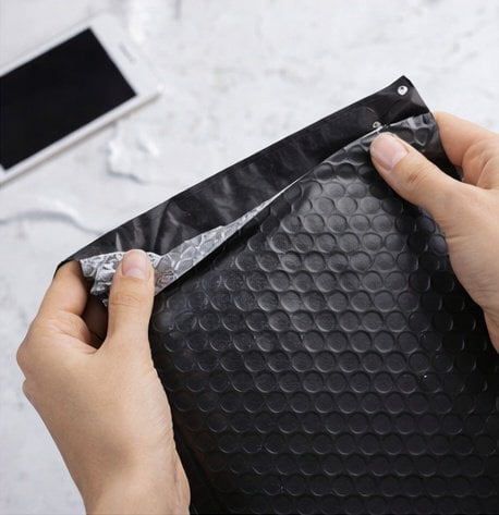 100 #2 8.5x12 Black Poly Bubble Padded Envelopes Mailers Shipping Case 8.5"x12"