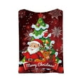 thumbnail image 2 of Christmas Polyester Blanket Sofa Cover Multicolor 39x30in | Soft Warm Cozy Throw with Gift Box Snowflake Pattern | Machine Washable Decorative Holiday Décor, 2 of 6