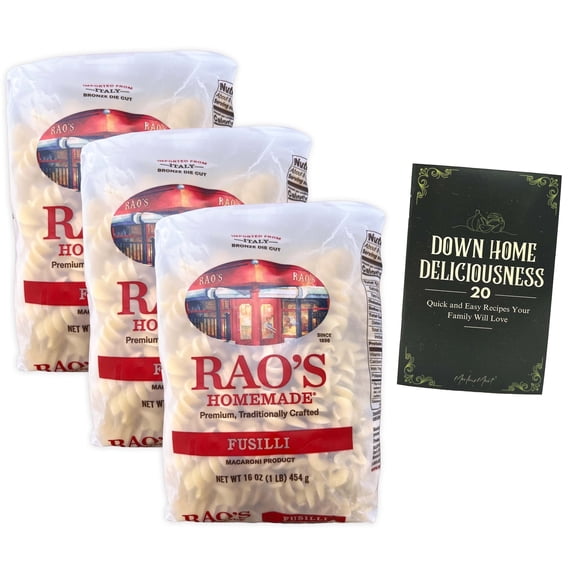 Rao's Fusilli - Homemade Imported Italian Pasta - 3 Count   MerlinsMart Zine