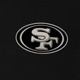 thumbnail image 2 of Men's Antigua  Black San Francisco 49ers-Daily Fused Full-Zip Jacket, 2 of 2