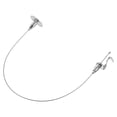 thumbnail image 2 of KAKOWELY Stainless Steel Wire Rope Gallery Exhibition Frame Hanging Rope Adjustable Wire Rope,19.69X"X1.57"X0.98", 2 of 4