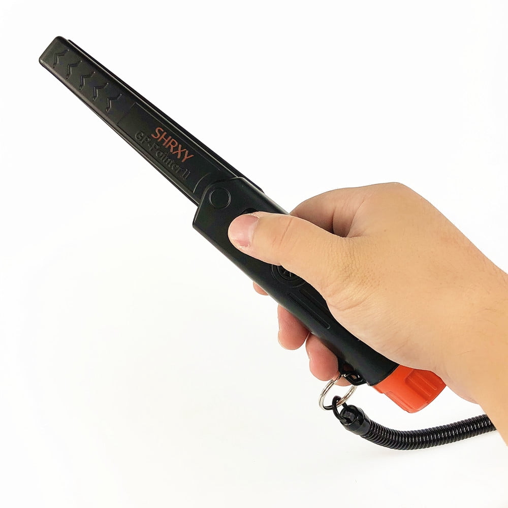SHRXY Pointer Metal Detector Gold Metal Detector Static Alarm with Bracelet-black