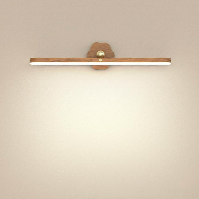 Feltree Veilleuse Magnétique Rotative avec Charge USB-C, Lampe de Bureau Réglable pour Lecture, Éclairage LED Dimmable Froid/chaud