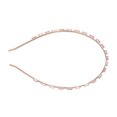 thumbnail image 5 of Diadema con diamantes de imitación, buena elasticidad, cómoda de llevar, brillante, hermosa, práctica, colorida, accesorios para el cabello, Rosa CHT-712, 5 of 5