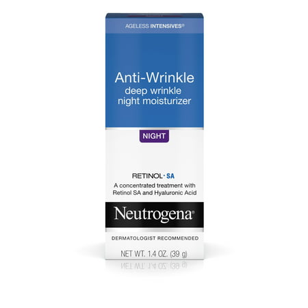 Neutrogena Ageless Intensives Wrinkle Cream, Hyaluronic Acid, 1.4 (Best Product For Deep Forehead Wrinkles)