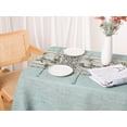 thumbnail image 5 of REGALWOVEN Rustic Tablecloth Cotton Linen Waterproof Table Cover with Tassels Garden Green 55"x87", 5 of 5