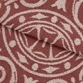 thumbnail image 3 of Superior Woven Jacquard Bedspread Set Queen Size, 3-Piece Lightweight All Seasons Coverlet, Berry Red, 3 of 8