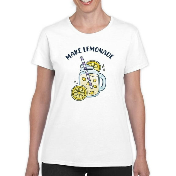 Make Lemonade T-Shirt Women -Smartprints Designs, Female x-Large