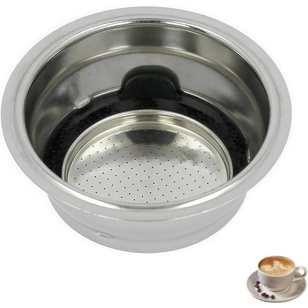 2 -Cup Easy Clean Filter 5513281001_SML Compatible with De'Longhi Replaces EC331 EC680 EC685 EC695 EC820 EC850 EC860 ECF01 ECO311 ECP3220 ECP3420 ECP35 ECP3630 ECZ351 Espresso Machines Filter