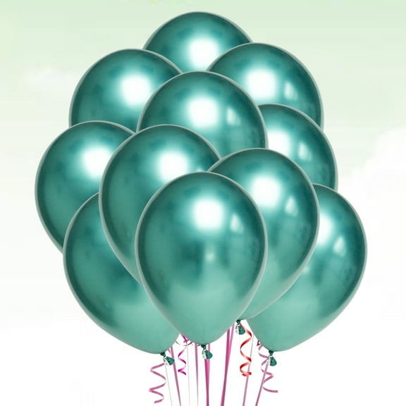 WHAMVOX 50pcs Green Latex Balloons Set for Party Decoration and Practical Festive Supplies 10 Inches
