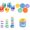 B, variant on Toys for 1 Year Old - Cloth Fishing Game Toddler Toys Age 1-2 with Stacking Cups - Sorting Learning Baby Toy 12-18 Months - One Year Old Boy Girl First Birthday Gifts for 1 2 3 Year Old