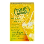 True Orange Drink Mix, 1.06 Oz, Orange Mango, 10 Packets