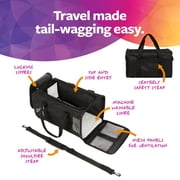 TrustyPup Easy Explorer Medium On-Board Travel Pet Carrier, Black, 16 lb Limit
