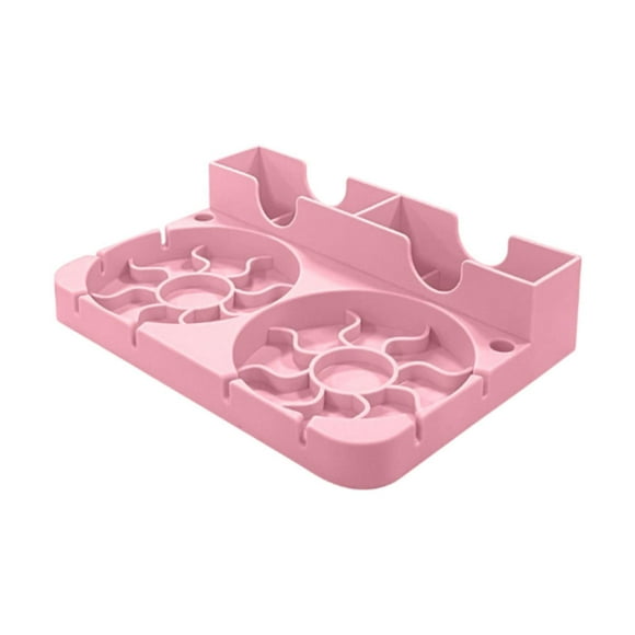 Lipstore Bottle Drying Rack Portable Cup Drying Rack for Home Sport Bottle Countertop Pink