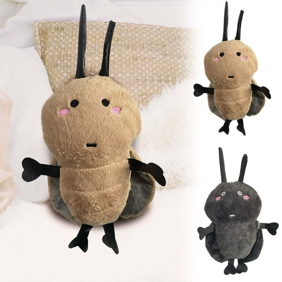 Byikun Cockroach Pillow Little Qiang Doll - Soft & Cuddly Plush with Unique Quirky Design for Playful Decoration - Durable, Safe, & Ideal as a Funny Gift for All Ages - Perfect for Birthdays