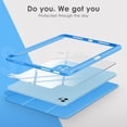 thumbnail image 4 of DTTOCASE iPad Pro 11 inch 4th 3rd 2nd 1st Generation 2022/2021/2020/2018,Clear Cover-Azure, 4 of 7