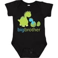 thumbnail image 3 of Inktastic Happy Dinosaur New Big Brother Boys Baby Bodysuit, 3 of 5