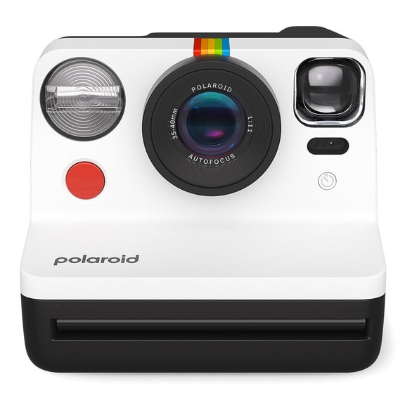Open Box Polaroid Now Generation 2 i-Type Instant Camera with Autofocus 2-Lens System (White & Black)