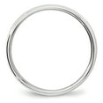 thumbnail image 2 of 10K White Gold 6mm Milgrain Half Round Band Ring Size 9.5, 2 of 7
