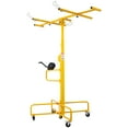 thumbnail image 3 of Drywall Lift Panel 16' Lift Drywall Panel Hoist Jack Lifter Jack Rolling Caster Wheel Sheetrock Drywall Lift Construction Tools,150-lb. Capacity, 4ft. x 16ft. Max. Sheet Size ,yellow, 3 of 14