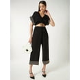 thumbnail image 6 of Zima leto Women's Solid Stylish Front Jumpsuit, 6 of 9