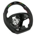 thumbnail image 4 of Nappa Leather Steering Wheel,Steering Wheel LED Performance Perforated Steering Wheel Auto Accessories Highly Recommended, 4 of 5