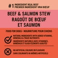 thumbnail image 4 of Pure Balance ragoût bœuf & saumon, morceaux tendres en sauce – nourriture humide pour chiens, conserve de 354 G, 4 of 7
