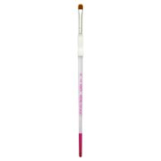Royal Brush Soft-Grip Natural Hair Brush, Half Moon, 1/4 in
