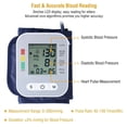 Automatic Blood Pressure Monitor Upper Arm Digital BP Machine With Large Cuff