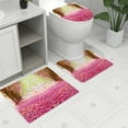 thumbnail image 1 of Boovnll Bathroom Rugs Set of 3, Super Soft & Absorbent Solid Color Plush Toilet Mat, Bath Mat Non-Slip Backing Quickly Drying for Bathroom, Kitchen, Pool, Bath Mats for Bathroom, 1 of 8