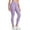 Purple, variant on Women's High Waist Slim Fit Yoga Pants, Fleece Lined Thermal Leggings, Tummy Control Workout Tights, Comfortable Everyday Wear, Solid Color Base Layer, Warm Winter Exercise Pants Hot Pink S