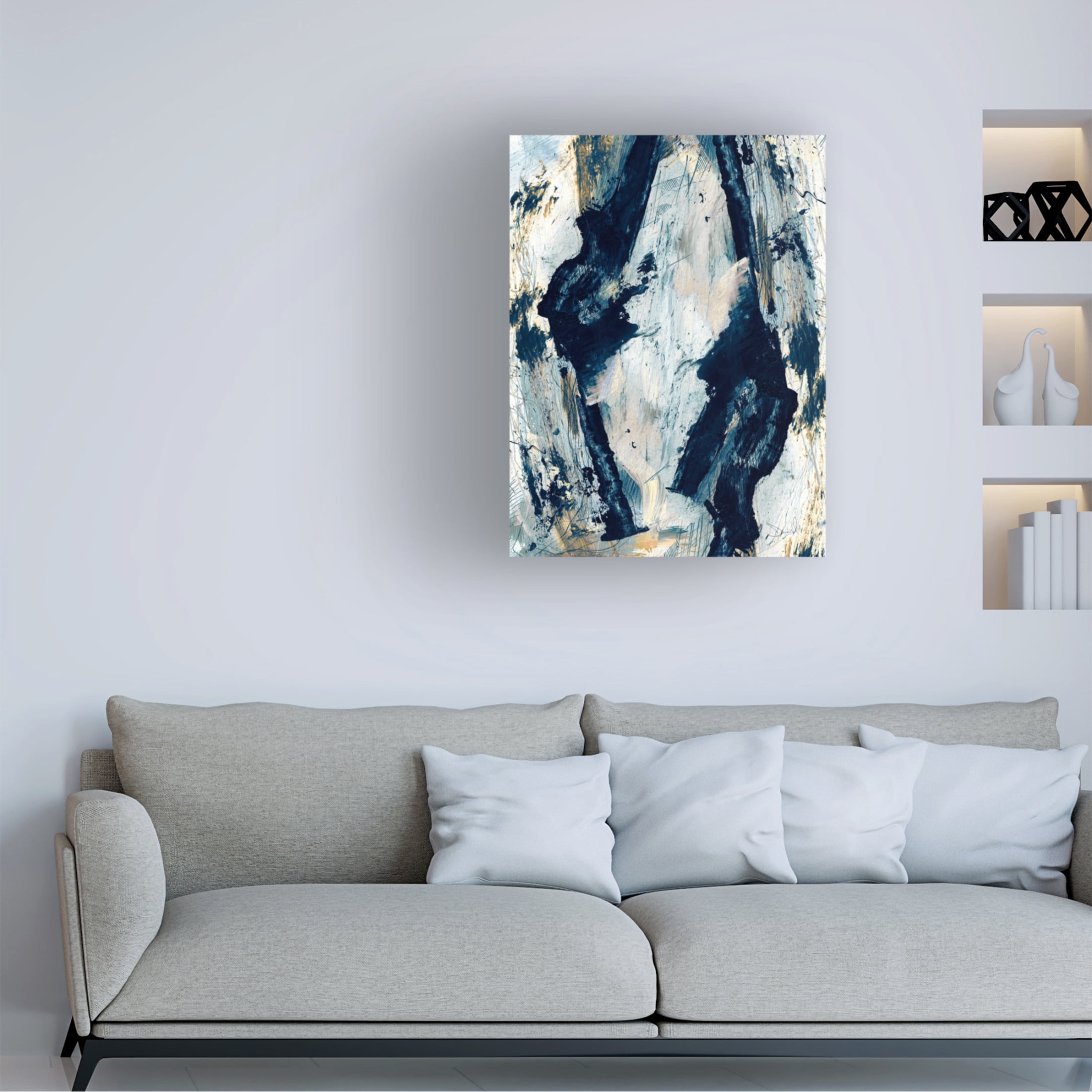 Trademark Fine Art Dan Hobday  Glacier Canvas Wall Art