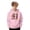 Pink, variant on Tisuna 41 Hoodie For Girls Boys Child Ice Cream Print Long Sleeve Hooded Tops Stylish Comfortable Little Unisex Kids Autumn Winter Sweatshirt Black Size 18-24 Months