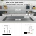 thumbnail image 5 of 30-in 4 burners Smooth Surface (Radiant) Black Electric Cooktop with Bridge Element, 5 of 7