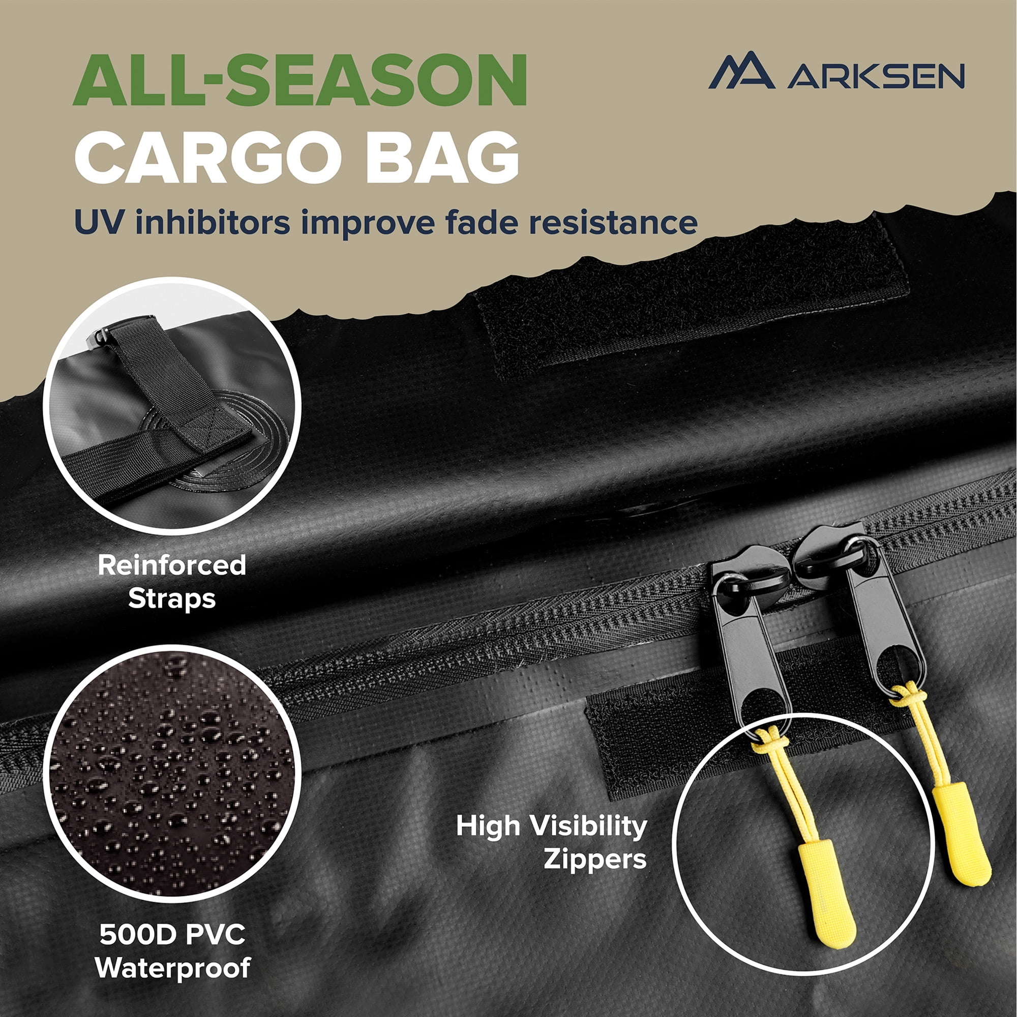 Arksen 64 inch universal black roof rack cargo sale with extension car top luggage holder carrier basket suv