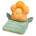 thumbnail image 2 of Coussin de Chaise Intégré en Forme de Fleur 17,72 Po Dossier Intégré Protection de la Taille Haute Résilience Rembourrage Toutes Saisons Soulagement de la Pression sur les Hanches pour Bureau Assise Prolongée Maison Étude Chaise de Salle à Manger Chaise de Bureau, 2 of 6