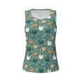 thumbnail image 4 of Fotbe Flowe Rooster Womens Loose Fit Casual Flowy Slim-Fit Tank Tops Athletic Round Neck Trendy Sleeveless Summer Tops for Gym and Yoga-Medium, 4 of 9