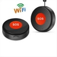 thumbnail image 2 of Botón de Llamada de Pánico SOS con WiFi Tuya, Aplicación Smart Life, Batería Recargable, Alarma de una Tecla para Pacientes, Niños y Ancianos., 2 of 5