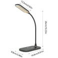 thumbnail image 3 of LED Desk Lamp with Wireless Charging under $5! Yannianjz LED Desk Lamp with Wireless Charger, Eye Protection Table Lamp, 3 Color Modes Adjustable, USB Powered Study Lamp, Office Desk Light, 3 of 7