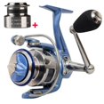 thumbnail image 1 of Double Metal Spools Fishing Reel 12+1BBs Spinning Fshing Reels Metal Spare Spool 5.2:1 Spinning Jigging Reel ,Rigid Aluminum Skeletal Frame, 1 of 6
