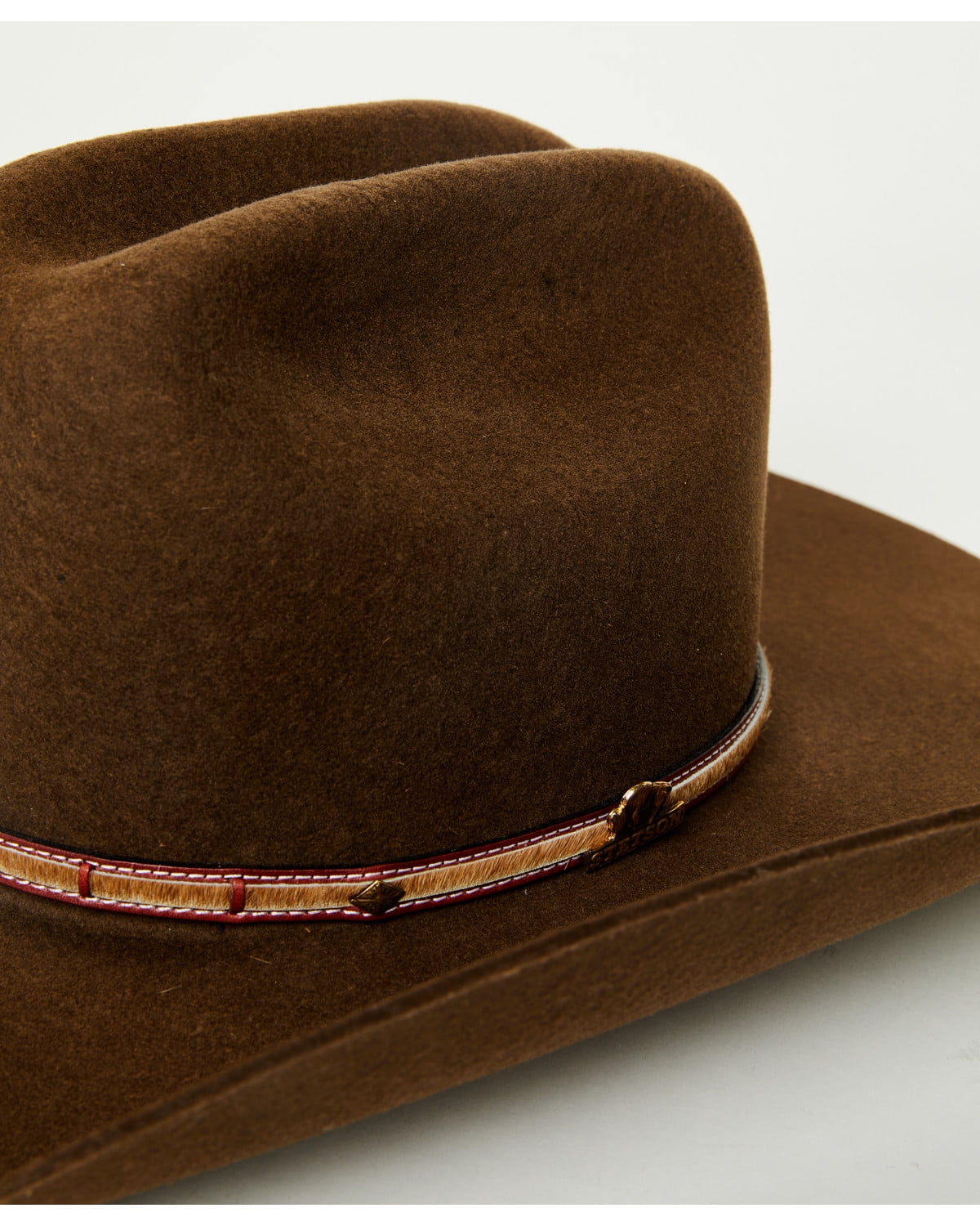 Stetson Unisex Powder River 4X Felt Cowboy Hat Mink 6 7/8