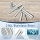 thumbnail image 3 of Uxcell 10 Pcs 6 mm x 35 mm Pasadores de Dowel, Pasadores Cilíndricos de Acero Inoxidable 316L, Elementos de Sujeción para Estantes, Clavos de Estante de Metal Tono Plateado, 3 of 6