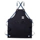thumbnail image 1 of Delantal de lona para hombre con bolsillo Delantal de artista Delantal de cocina Delantal con pechera Delantal de carpintería Negro, 1 of 8