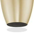 thumbnail image 4 of Reminded Adult Cremation Memorial Urn for Human Ashes, Gold Etched Cross Brass Funeral Urn with Velvet Bag, 4 of 6