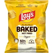 Baked Lay’s 50% Less Fat Original Potato Chips Bag, 1.13 oz