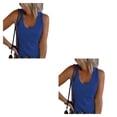 thumbnail image 3 of Qarigey Camisetas sin mangas ligeras y elásticas para fiestas de verano, chaleco de algodón con cuello Halter para mujer, camiseta sin Type27 NO27, 3 of 6